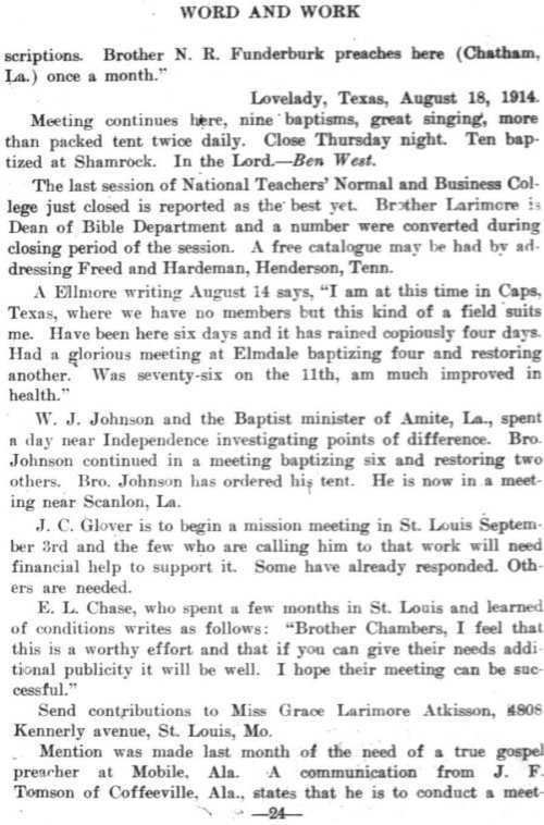 Word and Work, Vol. 7, No. 9, September 1914, p. 24