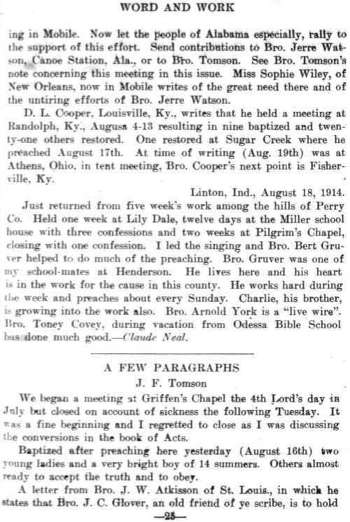 Word and Work, Vol. 7, No. 9, September 1914, p. 25