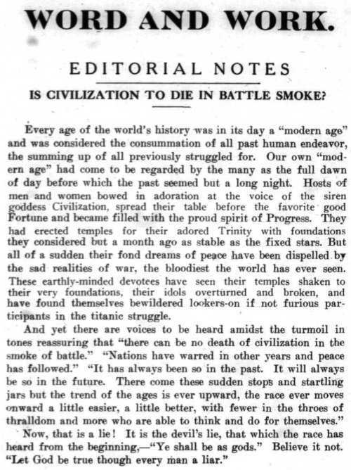 Word and Work, Vol. 7, No. 10, October 1914, p. 3