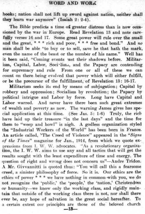 Word and Work, Vol. 7, No. 10, October 1914, p. 13