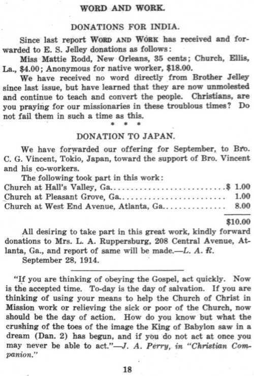 Word and Work, Vol. 7, No. 11, November 1914, p. 18