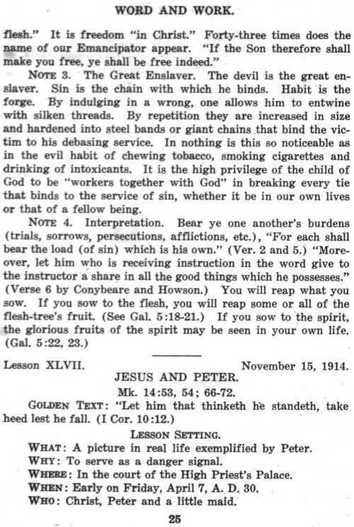 Word and Work, Vol. 7, No. 11, November 1914, p. 25