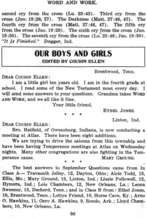 Word and Work, Vol. 7, No. 11, November 1914, p. 30