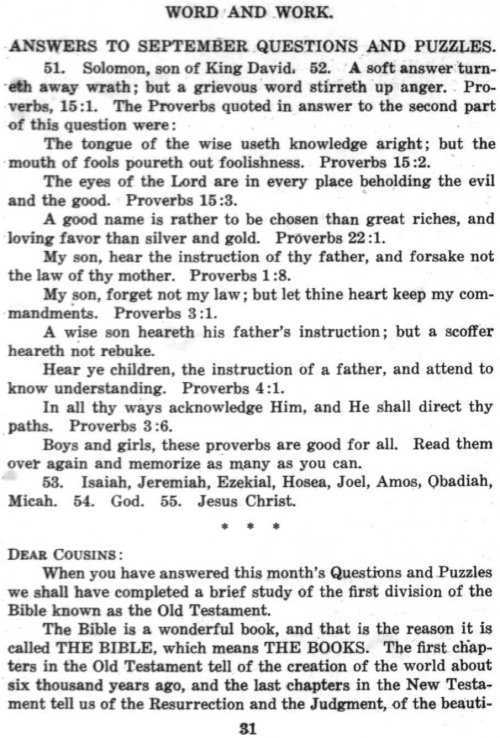 Word and Work, Vol. 7, No. 11, November 1914, p. 31