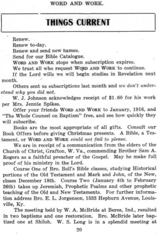 Word and Work, Vol. 7, No. 12, December 1914, p. 20