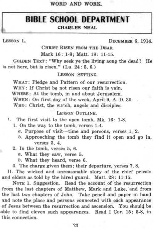 Word and Work, Vol. 7, No. 12, December 1914, p. 23