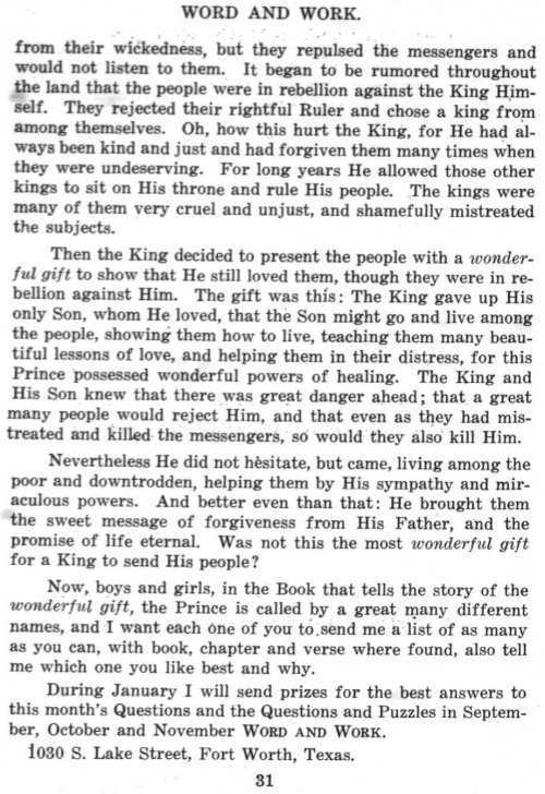 Word and Work, Vol. 7, No. 12, December 1914, p. 31