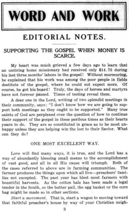 Word and Work, Vol. 8, No. 1, January 1915, p. 3