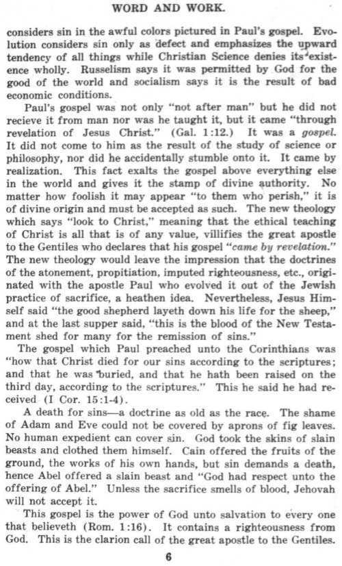 Word and Work, Vol. 8, No. 1, January 1915, p. 6