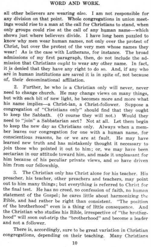 Word and Work, Vol. 8, No. 1, January 1915, p. 10