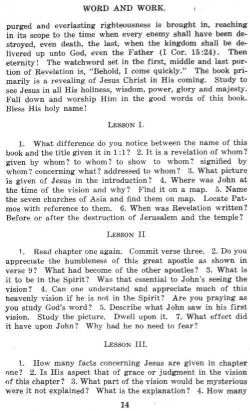 Word and Work, Vol. 8, No. 1, January 1915, p. 14