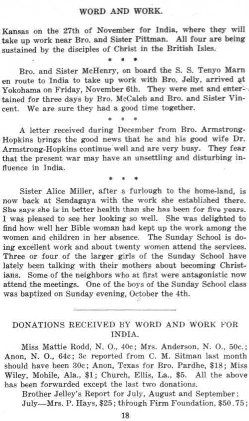 Word and Work, Vol. 8, No. 1, January 1915, p. 18