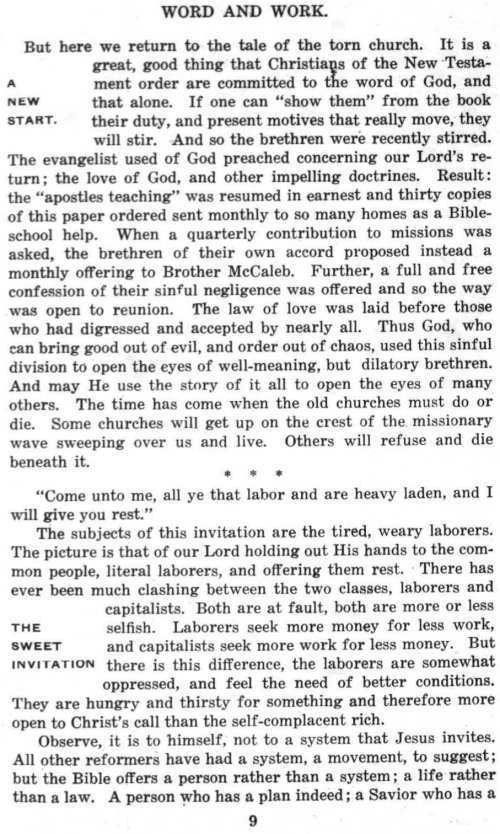 Word and Work, Vol. 8, No. 2, February 1915, p. 9