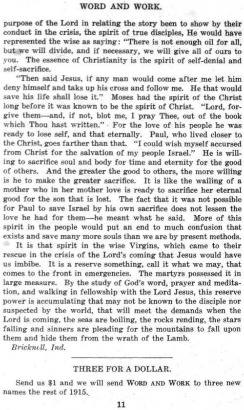 Word and Work, Vol. 8, No. 2, February 1915, p. 11