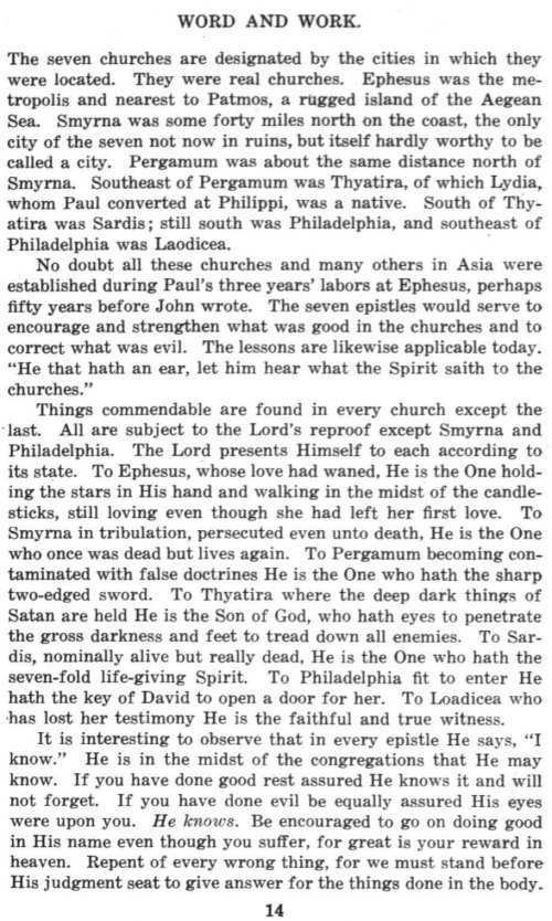 Word and Work, Vol. 8, No. 2, February 1915, p. 14