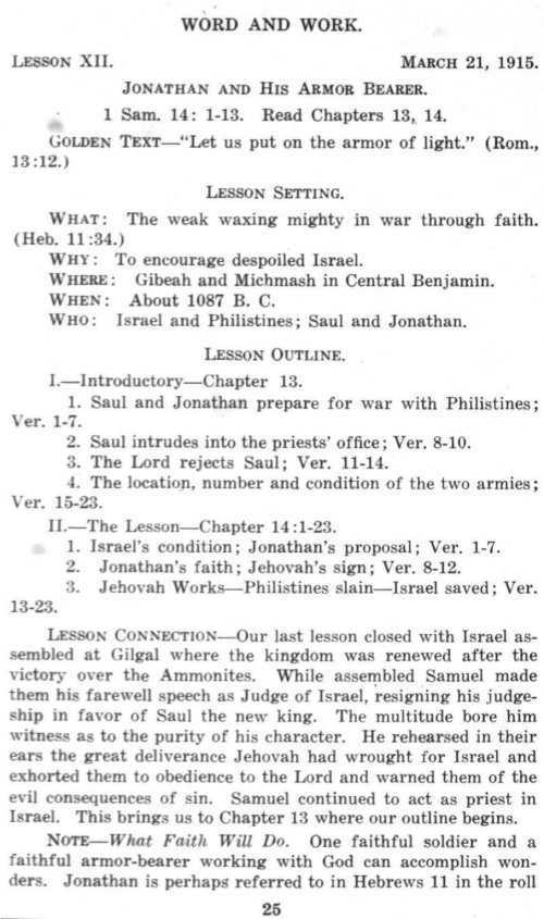 Word and Work, Vol. 8, No. 3, March 1915, p. 25