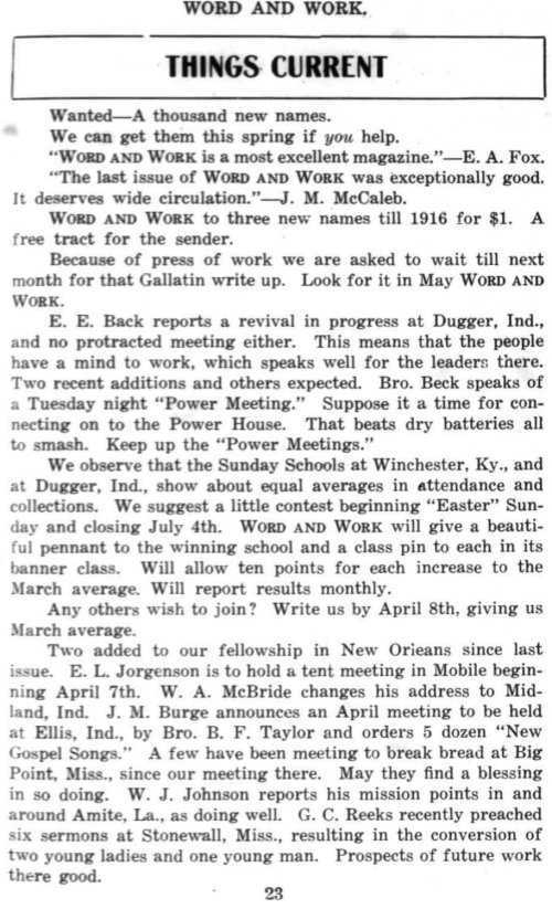 Word and Work, Vol. 8, No. 4, April 1915, p. 23