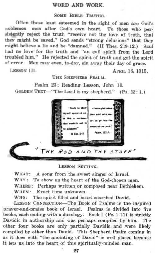 Word and Work, Vol. 8, No. 4, April 1915, p. 27