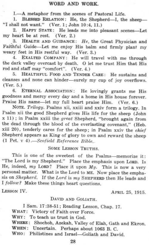 Word and Work, Vol. 8, No. 4, April 1915, p. 28