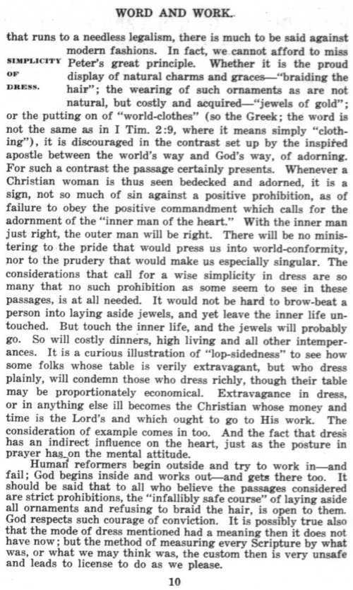 Word and Work, Vol. 8, No. 5, May 1915, p. 10