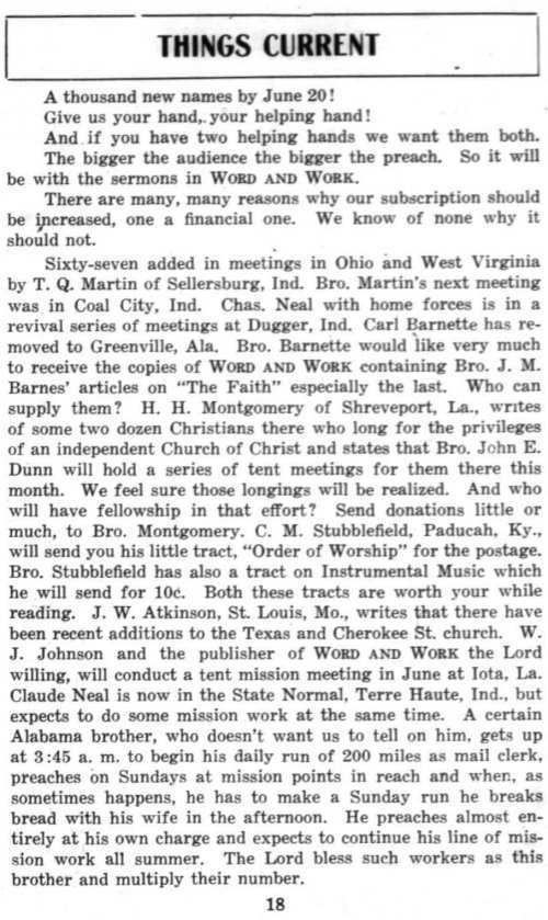 Word and Work, Vol. 8, No. 5, May 1915, p. 18