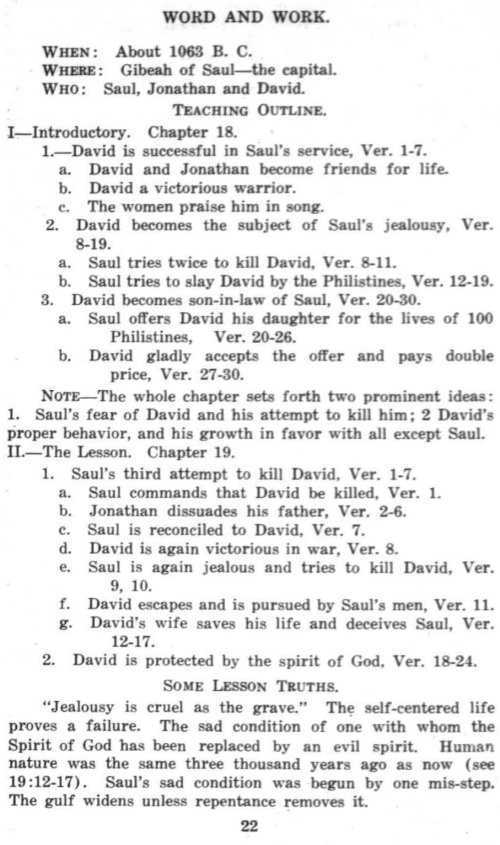 Word and Work, Vol. 8, No. 5, May 1915, p. 22