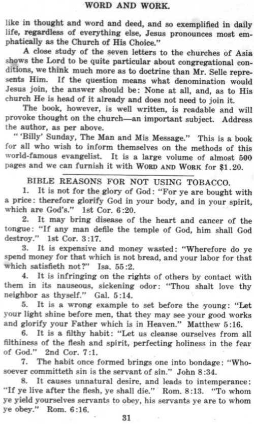 Word and Work, Vol. 8, No. 5, May 1915, p. 31