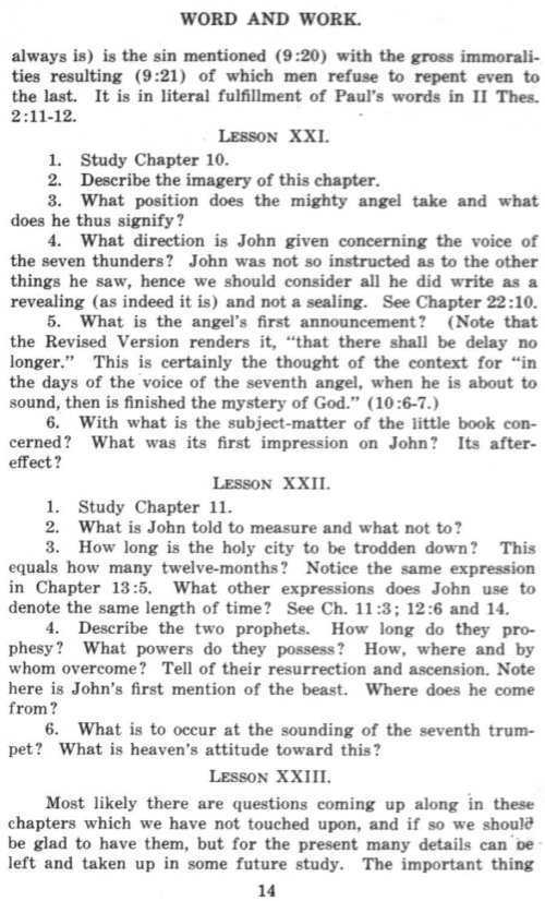 Word and Work, Vol. 8, No. 6, June 1915, p. 14