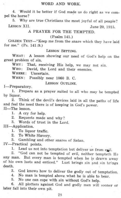 Word and Work, Vol. 8, No. 6, June 1915, p. 28