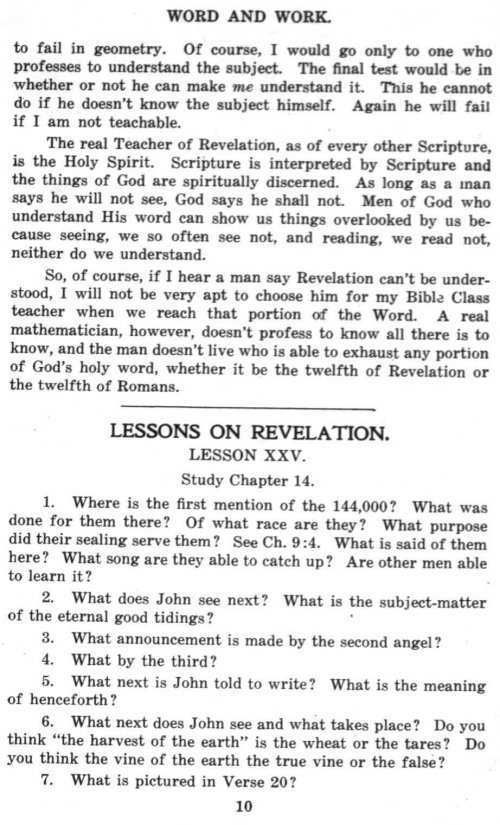 Word and Work, Vol. 8, No. 7, July 1915, p. 10