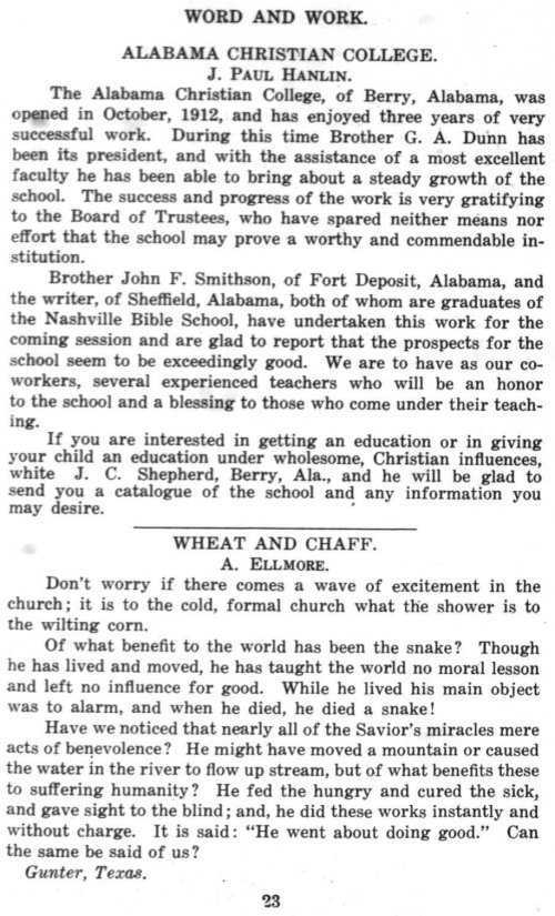 Word and Work, Vol. 8, No. 7, July 1915, p. 23