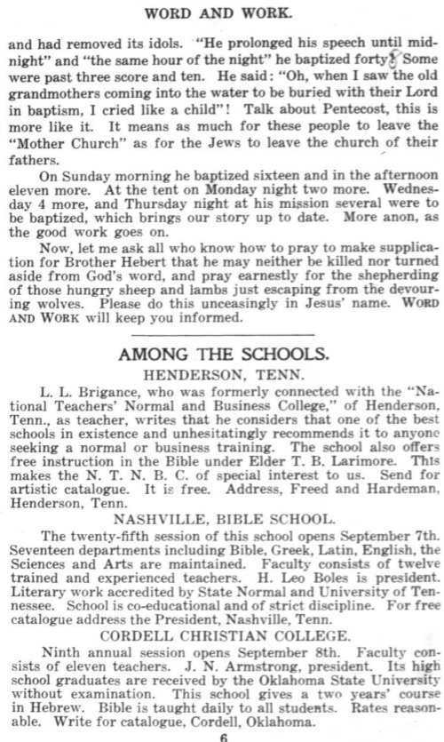 Word and Work, Vol. 8, No. 8, August 1915, p. 6