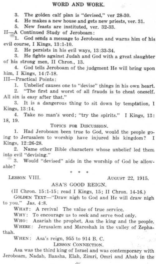 Word and Work, Vol. 8, No. 8, August 1915, p. 27