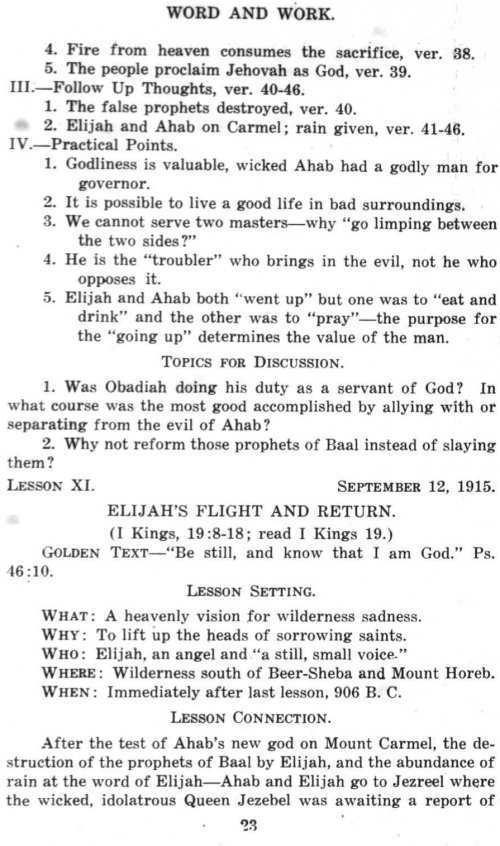 Word and Work, Vol. 8, No. 9, September 1915, p. 23