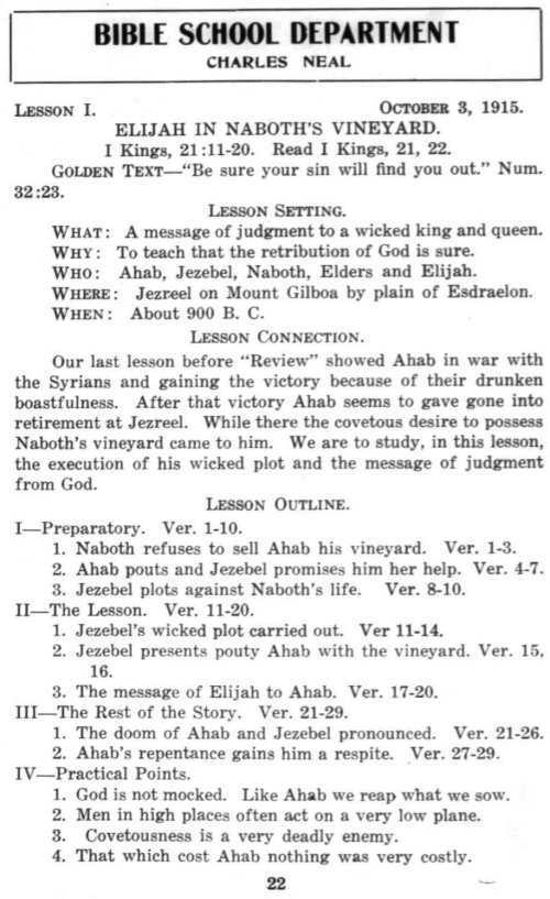 Word and Work, Vol. 8, No. 10, October 1915, p. 22