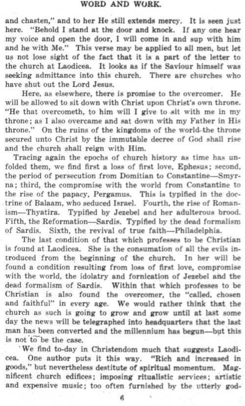 Word and Work, Vol. 8, No. 11, November 1915, p. 6