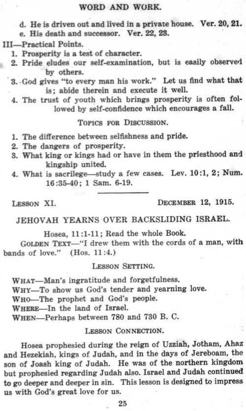 Word and Work, Vol. 8, No. 12, December 1915, p. 25