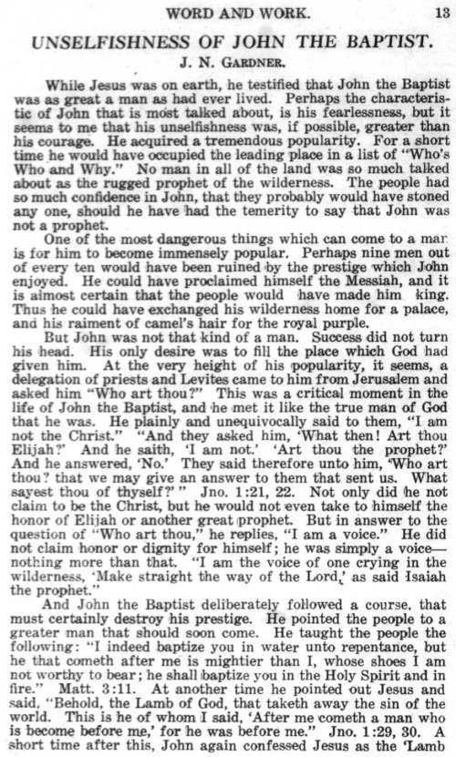 Word and Work, Vol. 9, No. 1, January 1916, p. 13