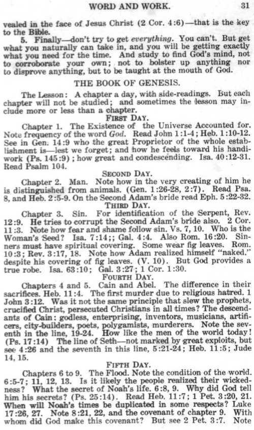 Word and Work, Vol. 9, No. 1, January 1916, p. 31