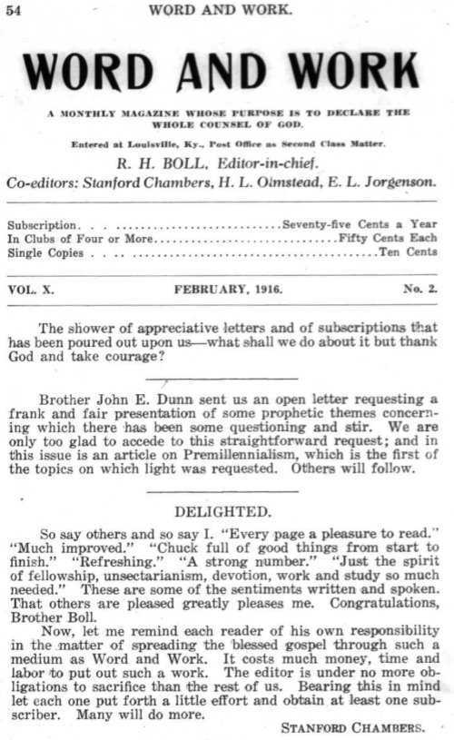Word and Work, Vol.  9, No. 2, February 1916, p. 54