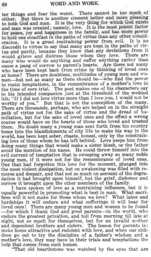 Word and Work, Vol.  9, No. 2, February 1916, p. 68