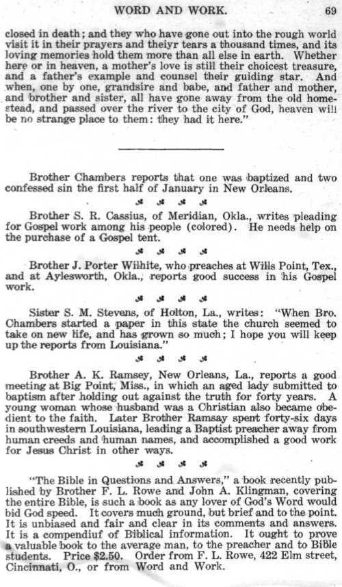 Word and Work, Vol.  9, No. 2, February 1916, p. 69