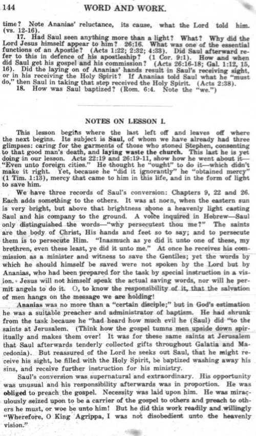 Word and Work, Vol.  9, No. 3, March 1916, p. 144