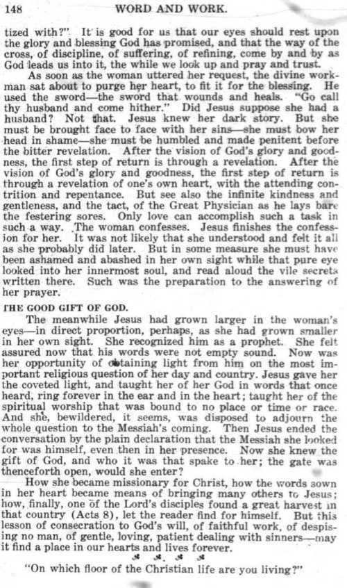 Word and Work, Vol.  9, No. 4, April 1916, p. 148