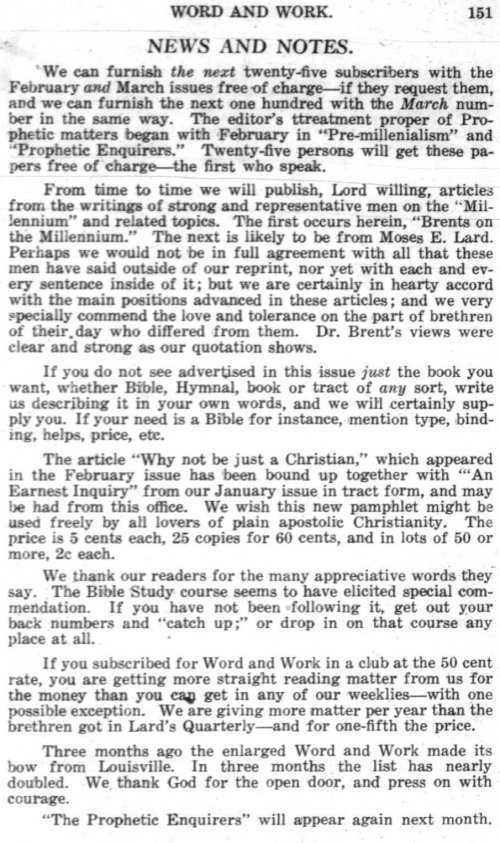 Word and Work, Vol.  9, No. 4, April 1916, p. 151