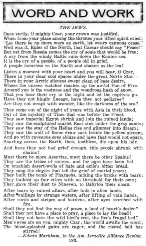 Word and Work, Vol.  9, No. 5, May 1916, p. 193