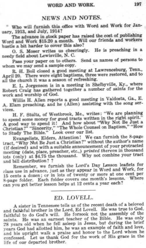 Word and Work, Vol.  9, No. 5, May 1916, p. 197