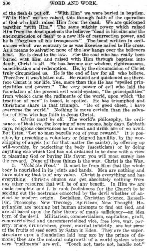 Word and Work, Vol.  9, No. 5, May 1916, p. 200