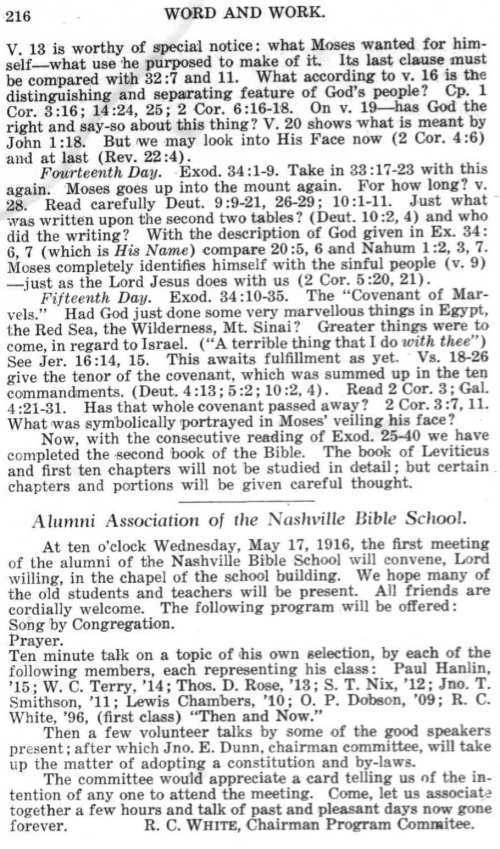 Word and Work, Vol.  9, No. 5, May 1916, p. 216