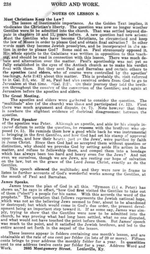 Word and Work, Vol.  9, No. 5, May 1916, p. 238